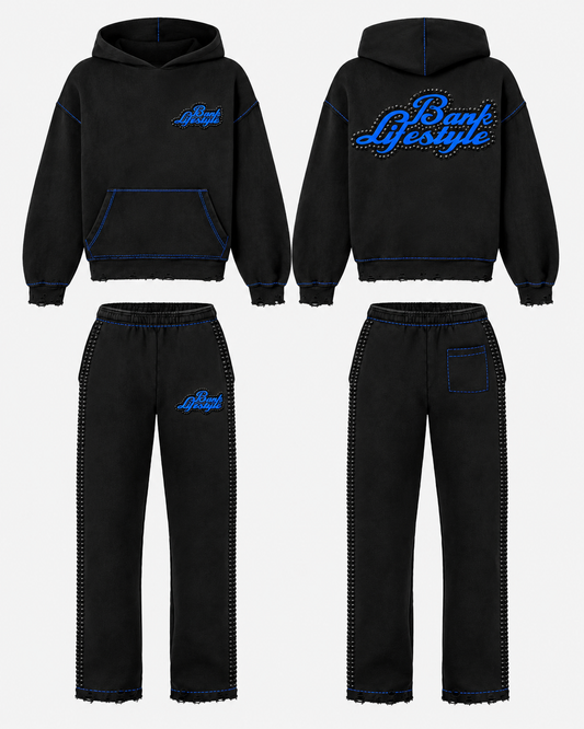 Black & Blue Sweatsuot